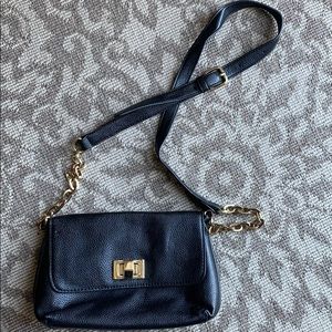 Forever 21 Black Crossbody Bag w/Chain